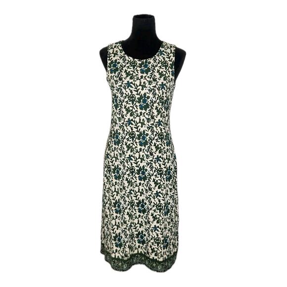 Jude Connally Dresses & Skirts - Jude Connally Floral Print Shift Dress Sleeveless Scoop Neck Knee Length Size S